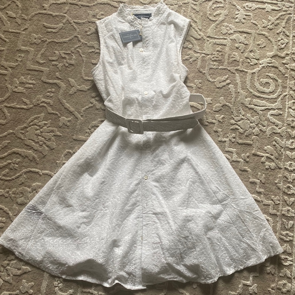 NWT white eyelet sundress